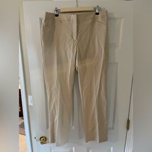 Rafaela curvy 12 petite dress pants. Cream color, never worn!